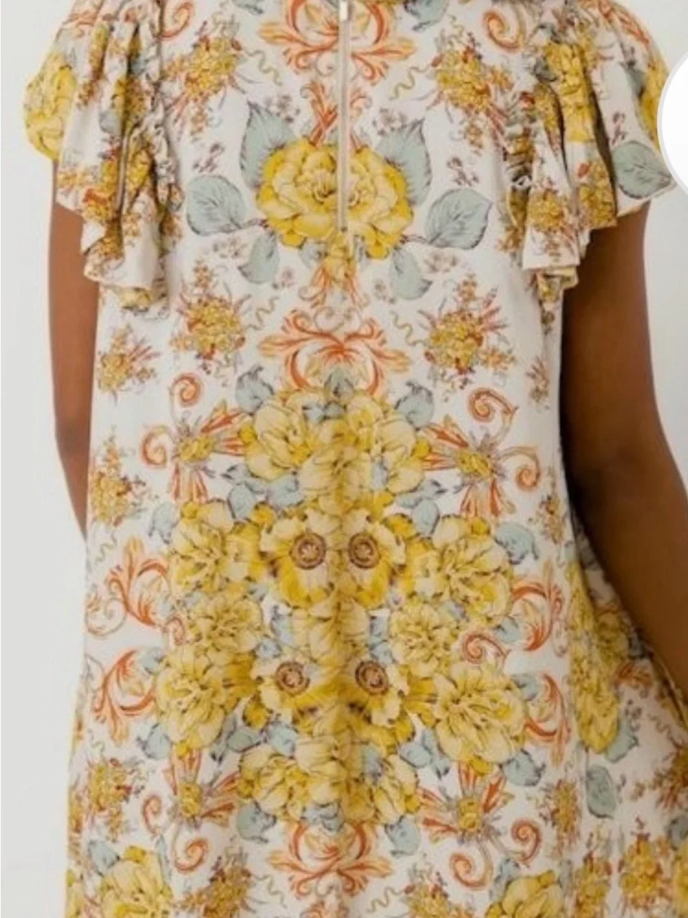 Free People Yara Printed mini Tea Dress